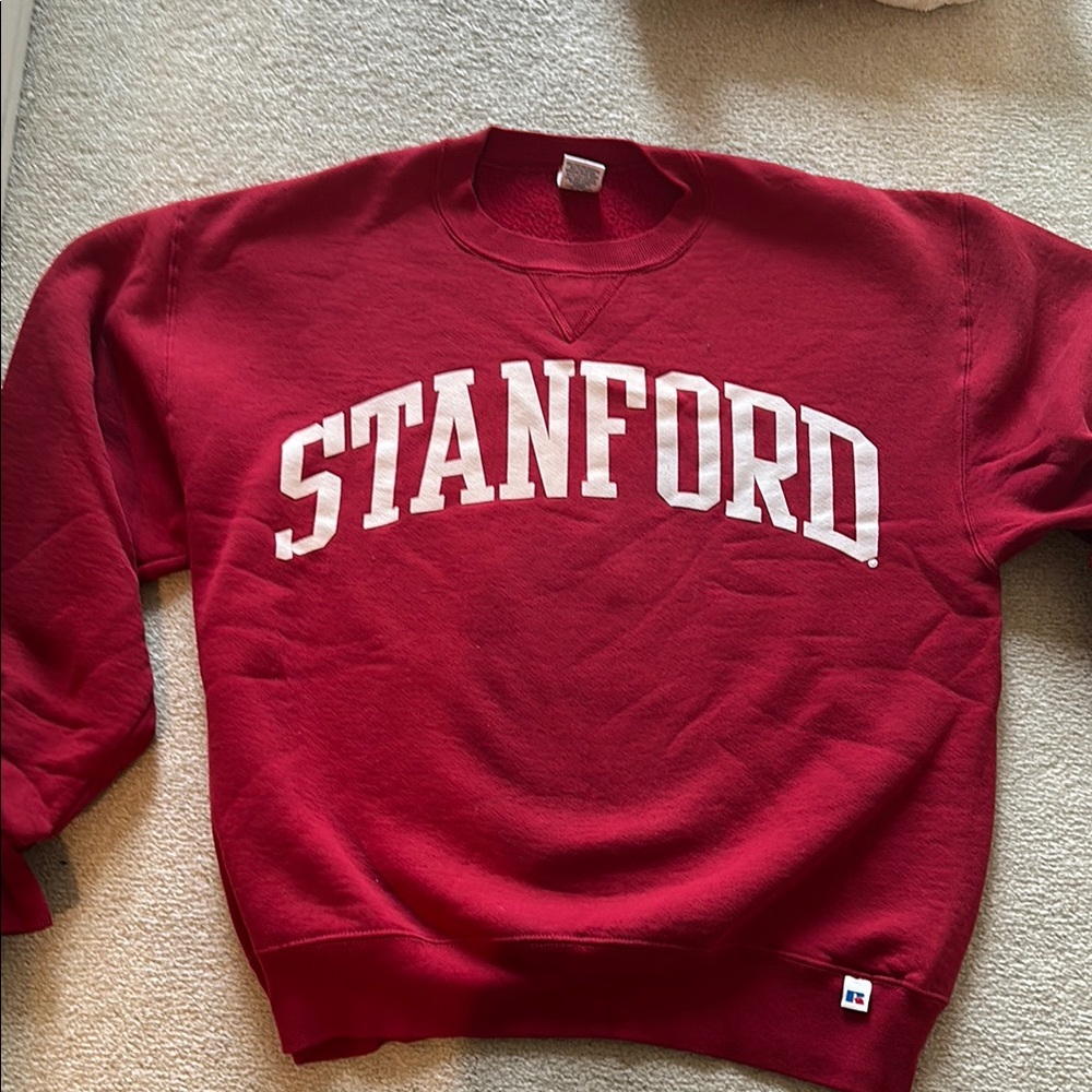 Russell Athletic Red Crewneck Sweater